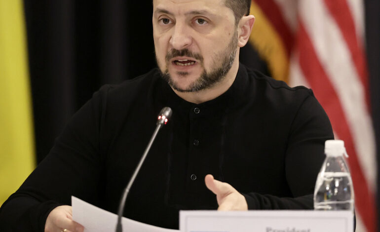 With Trump Arriving, Zelensky Urges Allies Not to ‘Drop the Ball’