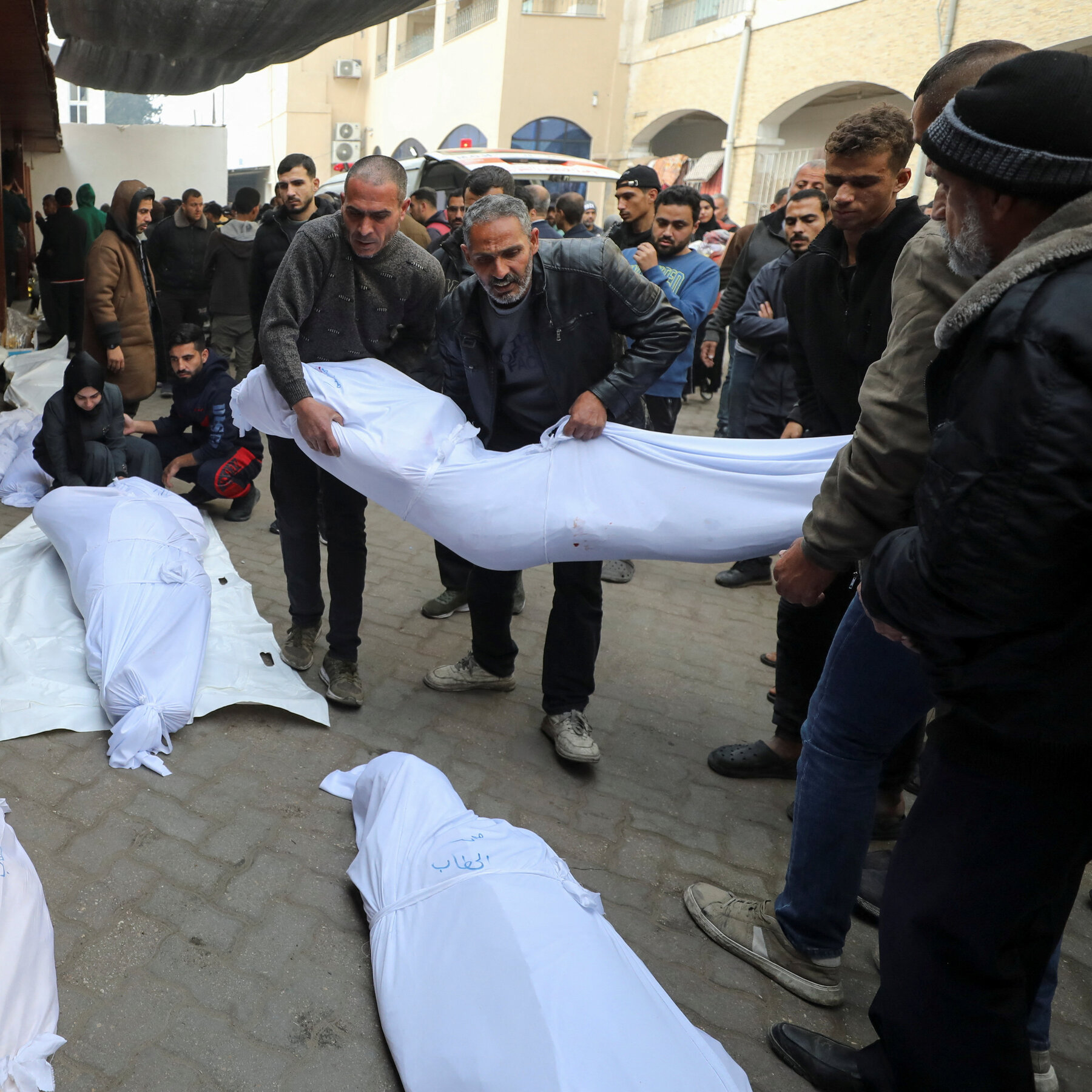 Israeli Strikes Kill Dozens of Gazans After Cease-Fire Deal Is Announced, Officials Say