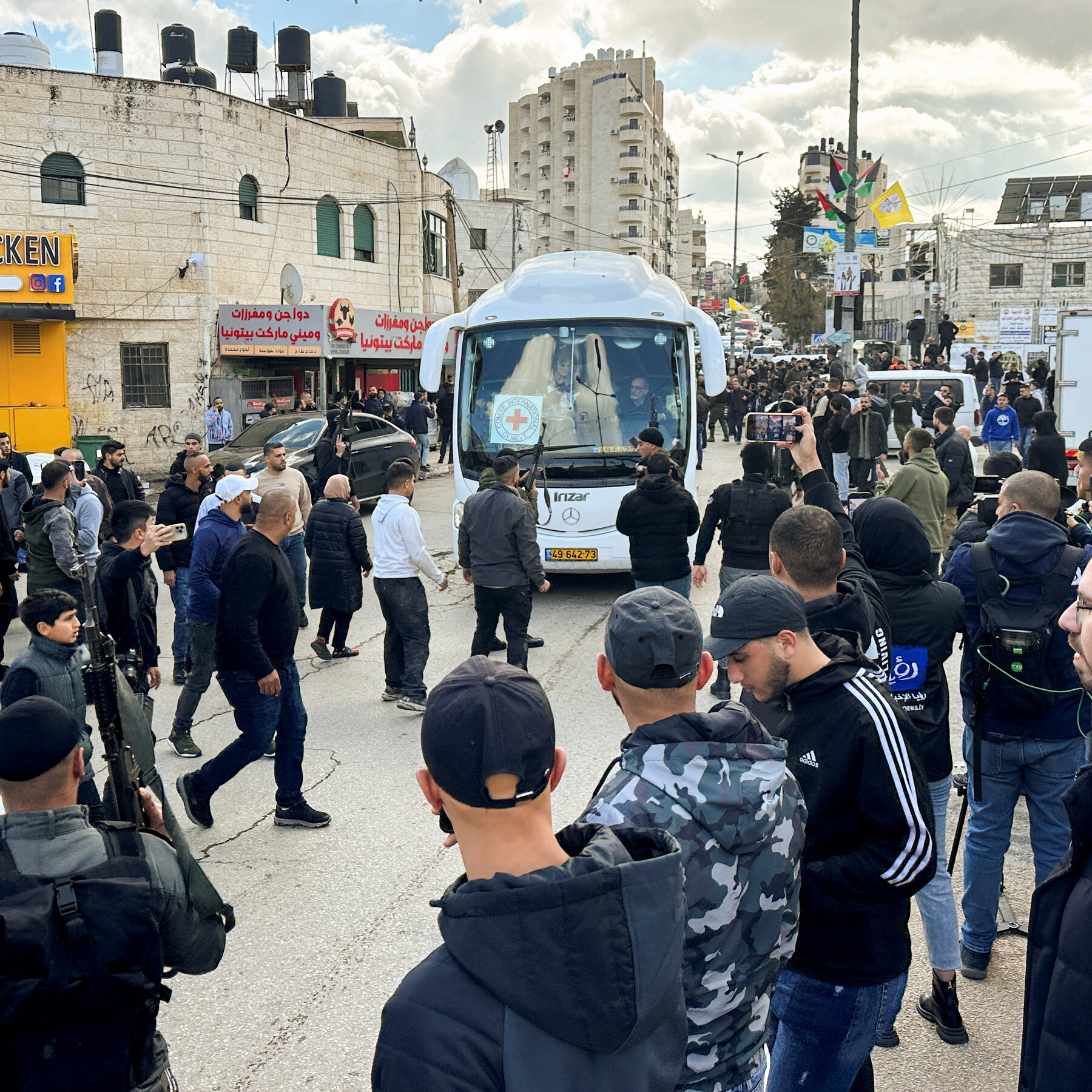 Israel releases 200 Palestinian prisoners, many of whom were serving life sentences.
