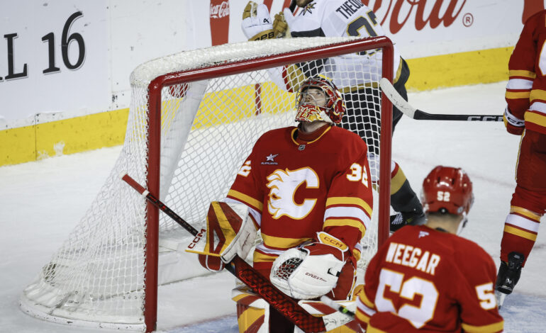 Smith scores in OT as Golden Knights edge Flames 3-2