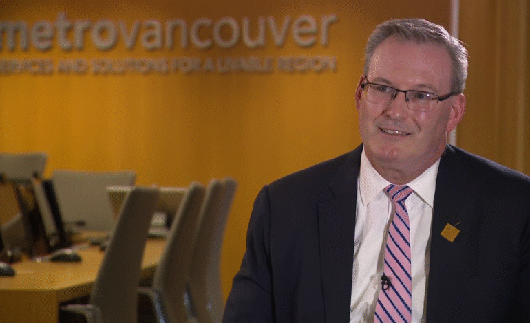 Metro Vancouver’s top executive’s salary now tops half a million dollars