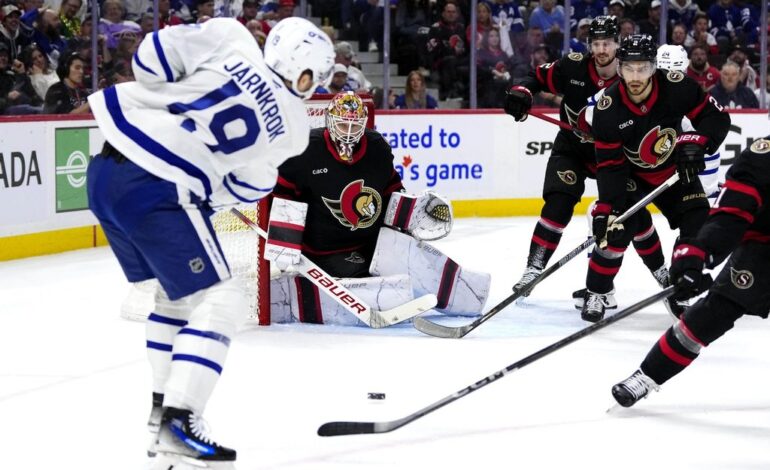 Leafs hold off Sens for 4-3 pre-season win
