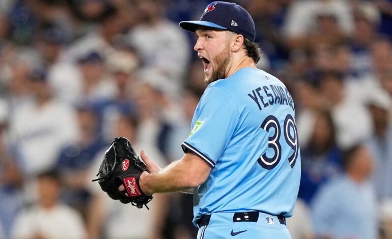 Blue Jays one win from World Series title after Yesavage pitches them past Dodgers 6-1 in Game 5