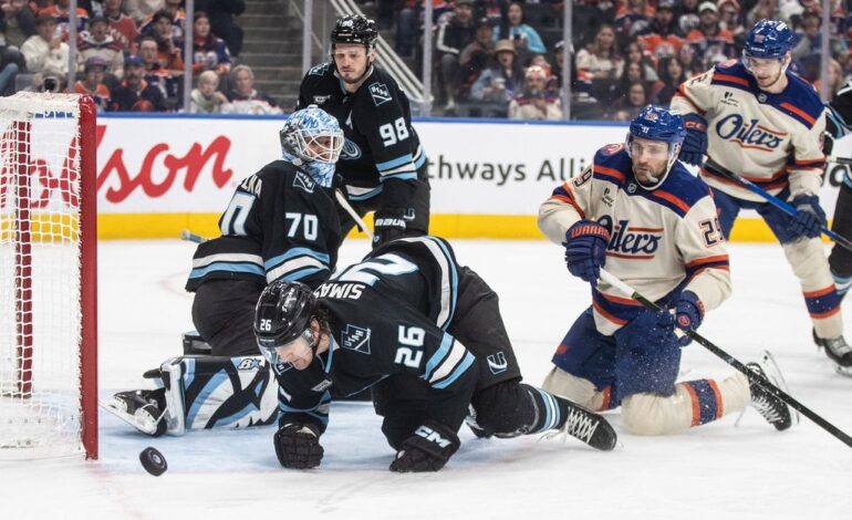 Oilers start slow, but happy with win over Mammoth
