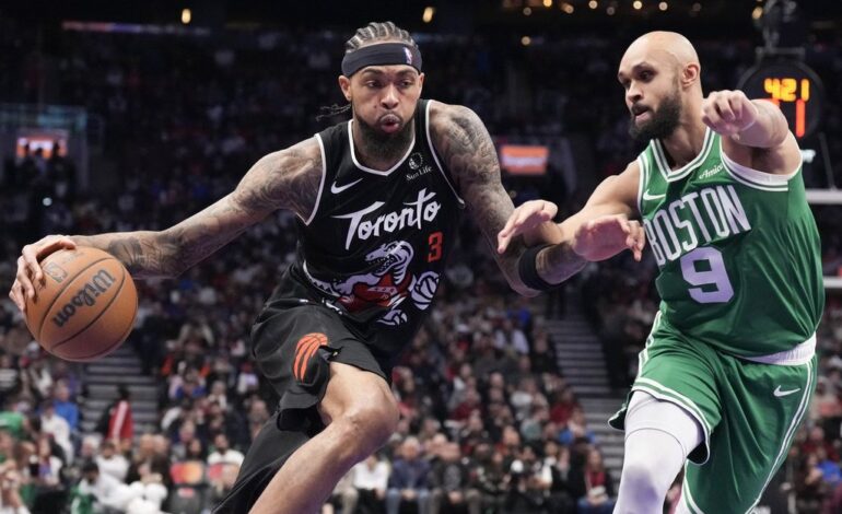 Brown, Celtics hold off Raptors 121-113