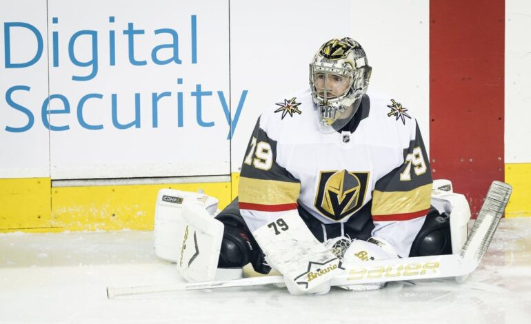 Hart to start for Golden Knights against Oilers