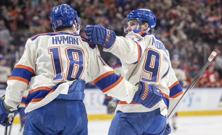 Draisaitl scores three, Oilers dump Flames 5-1