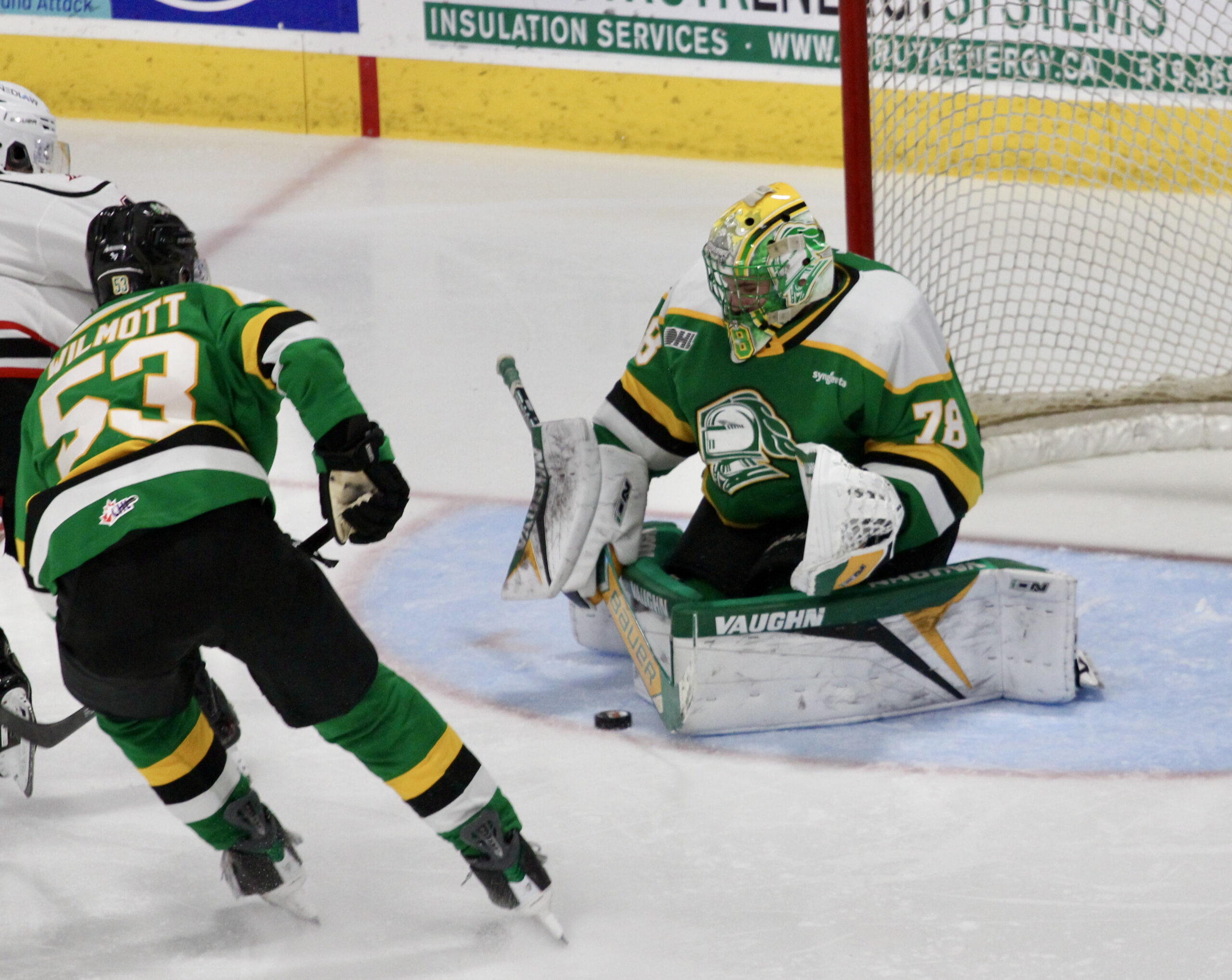 Jared Woolley scores the OT winner to give London Knights 5-4 victory in Owen Sound