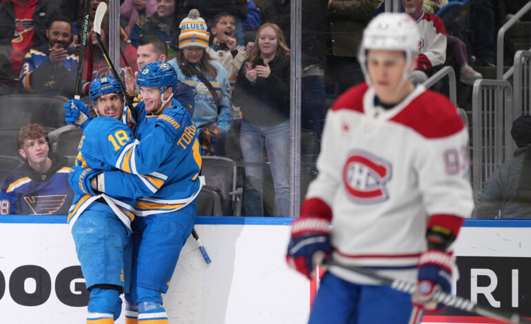Call of the Wilde: Montreal Canadiens fall flat in 2-0 shutout loss to St. Louis Blues